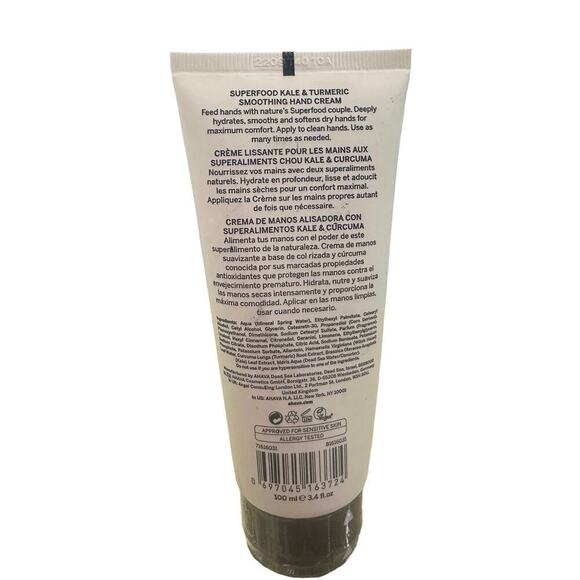 AHAVA Smoothing Hand Cream - Kale & Turmeric - Picture 2 of 4